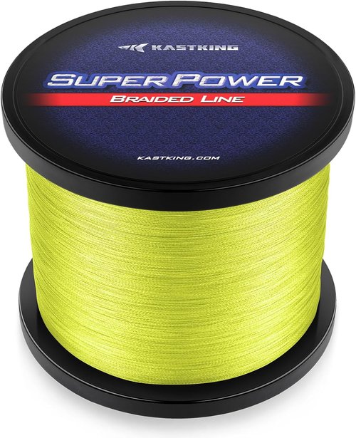 KastKing SuperPower Braided Fishing Line - Abrasion Resistant, Zero Stretch, Smaller Diameter - Must-Have Fishing Gear