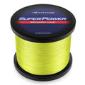 KastKing Superpower Braided Fishing Line, Yellow, 10 LB, 1097 Yds