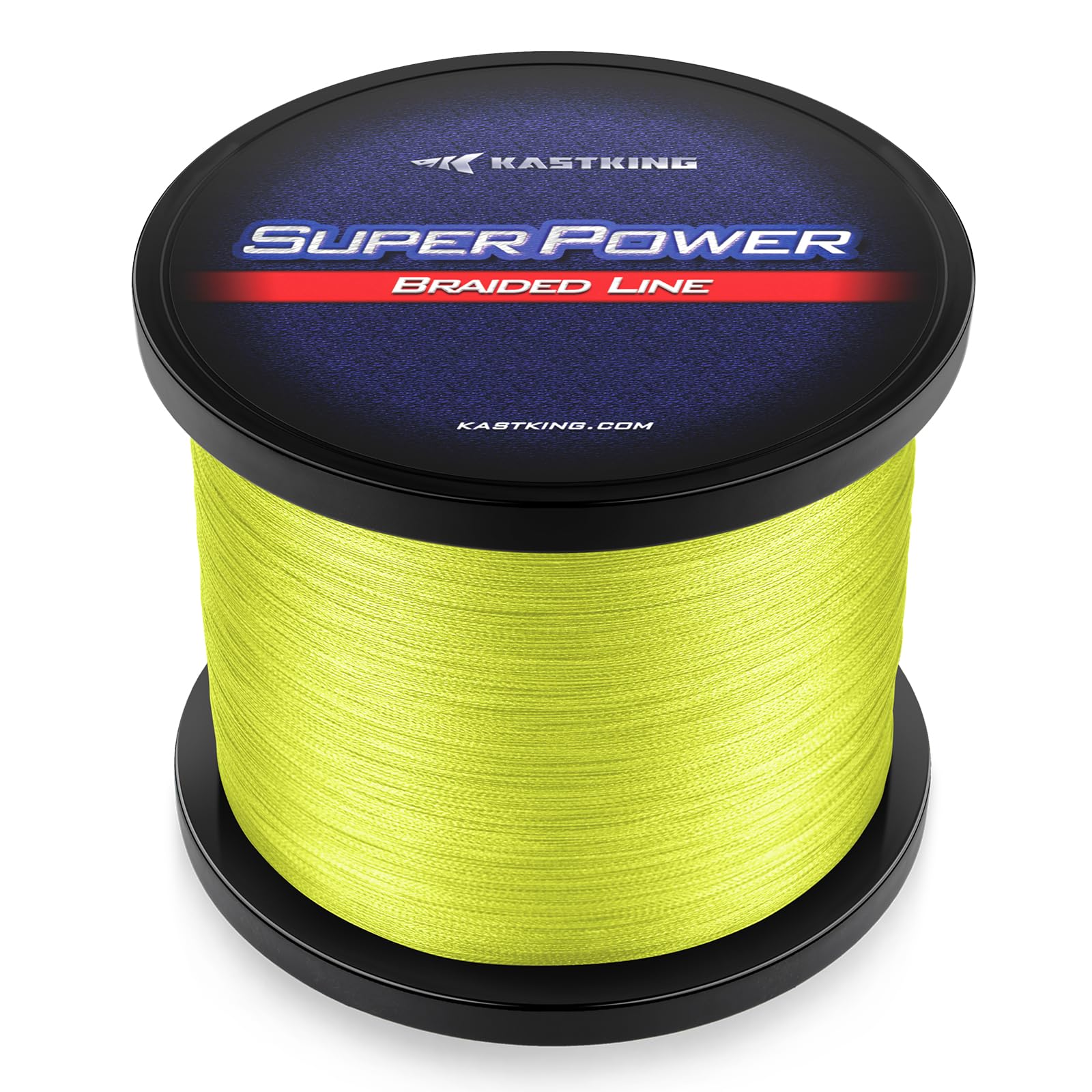 KastKing Superpower Braided Fishing Line, Yellow, 10 LB, 1097 Yds