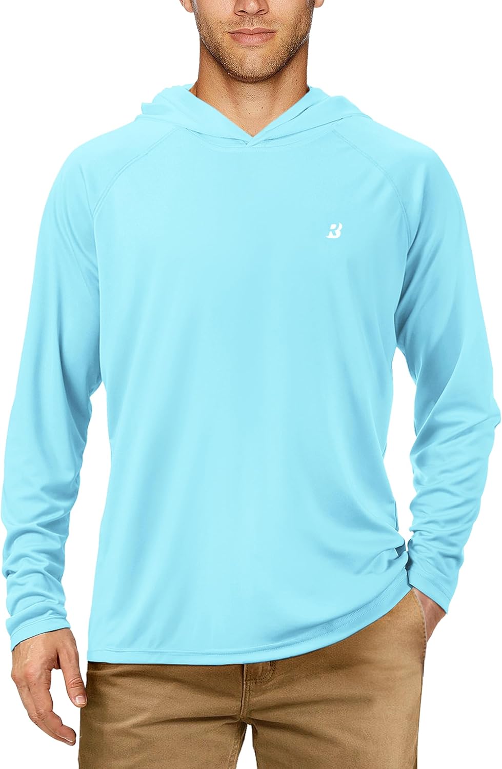 Roadbox Fishing Shirt - UPF 50+ Long Sleeve UV Protection Hoodie for Men | Ideal for Outdoor Activities