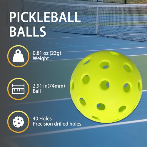 Flydot Pickleball Balls (Yellow)