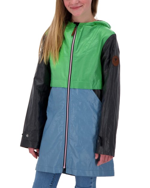 Obermeyer Girls Everly Trench, Neo Mint, Medium