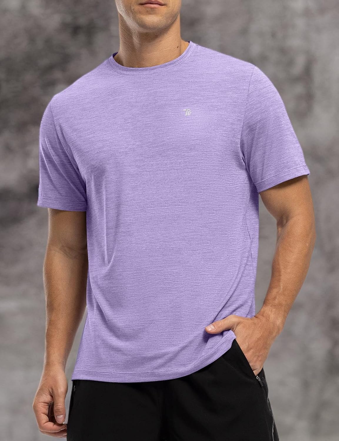Rdruko Men's Dry Fit Workout Shirts - Moisture-Wicking Short Sleeve Athletic Tees | Gym & Running