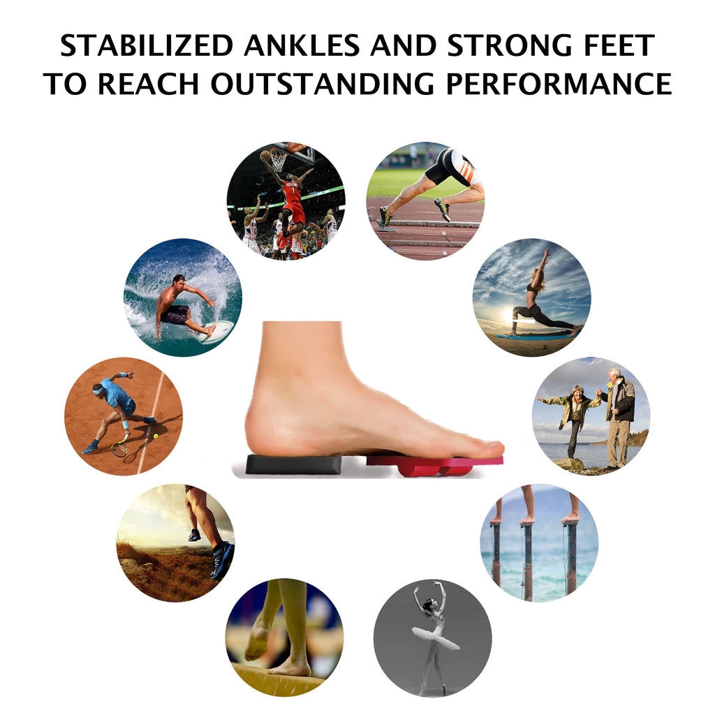 Ankle Foot Exerciser® Ankle Strengthener for ankle sprain relief, Foot Strengthener for plantar fasciitis; Ankle mobility, Posture corrector, Proprioception