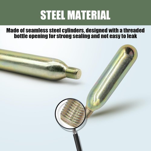 CO2 Cartridge - 24 Gram Metal Rearming Kit for Life Vest & PFD | Auto/Manual Compatibility