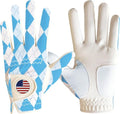 FINGER TEN Golf Gloves for Men - Stylish Patterns & Breathable Design | Comfortable All-Weather Grip, Sizes S-XL