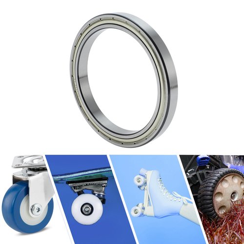ACROPIX 6826ZZS Deep Groove Ball Bearings P6 130x165x18mm Lubricated Bearings Double Metal Seal Silver Tone Scooter Skateboard Wheel