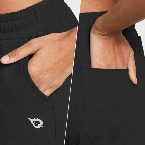 Baleaf Women's Cotton Joggers - Tapered Sweatpants with Pockets for Casual & Workout Wear