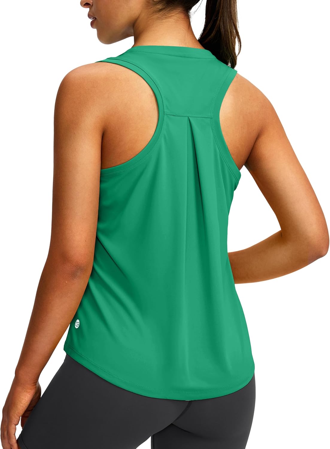 Skiennix Women's Racerback Workout Tank Top - Sleeveless Loose Fit for Yoga & Gym Activities