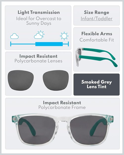 Carter's UV Protection Sunglasses for Infants, Toddlers & Kids - Stylish & Safe