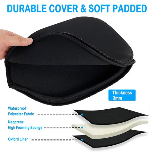MINYJHZ Pickleball Paddle Covers, Neoprene Pickle ball Rackets Sleeve, Universal Paddles Bag for Most USAPA Standard and Elongated Pickleball Racquets