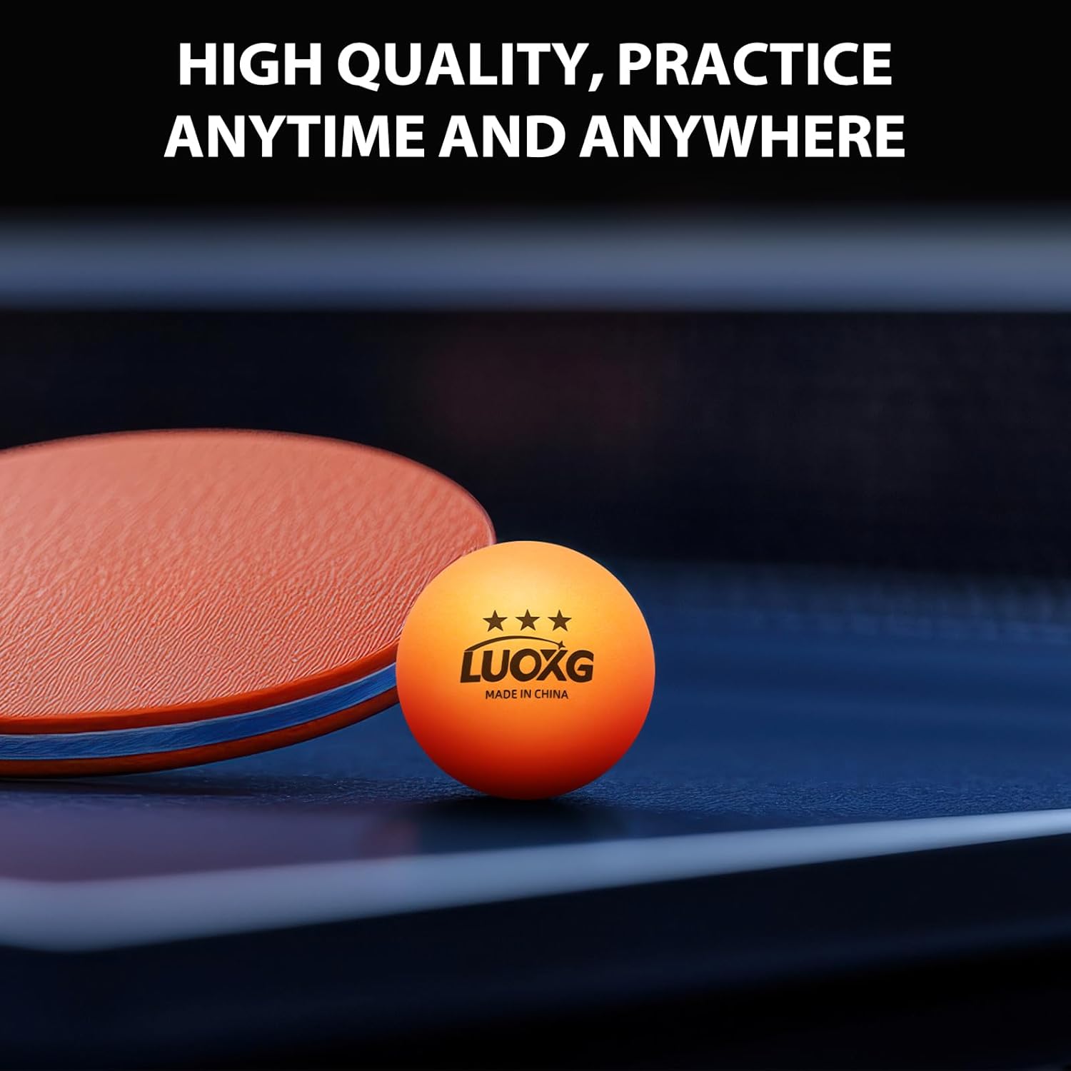 **Regine Switzerland Ping Pong Balls - 20 Pack of 3 Star Orange Table Tennis Balls for All Skill Levels**