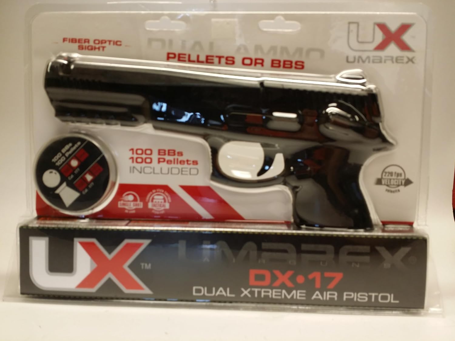 Umarex DX17 .177 Caliber BB Gun Air Pistol - Includes 200 Steel BBs for Enhanced Shooting Experience
