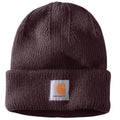 Carhartt Women's Rib Knit Beanie, BlackBerry, One Size