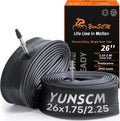 RFV Heavy Duty 26" Bike Tubes - Compatible with 26x1.75 to 26x2.25 Tires | Presta Valve, 2-Pack