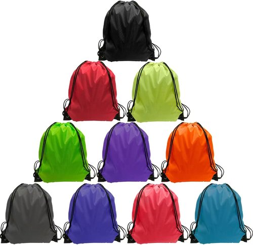 GoodtoU Drawstring Backpack - 30 Pack Sport Bags in 10 Vibrant Colors for Gym & Travel