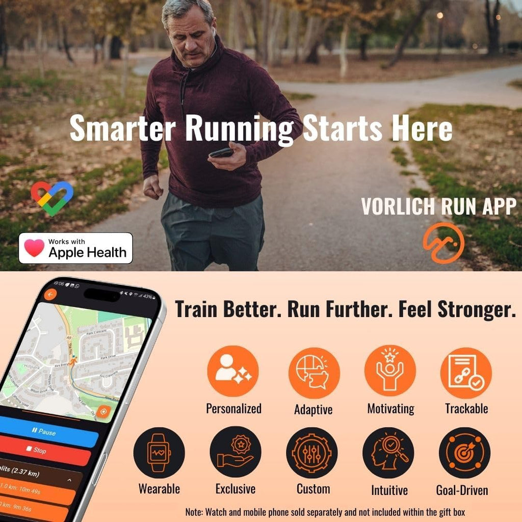Vorlich Ultimate Running Gift Bundle - 13 Essential Items with Race Bib & Medal Display