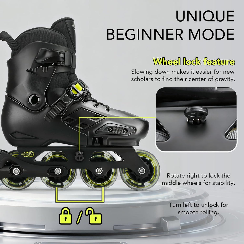 Skiennix Inline Skates for Kids | Adjustable Size with Light-Up Wheels | Perfect for Beginners