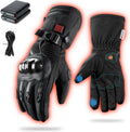 Skiennix Heated Motorcycle Gloves - Electric Touchscreen, Waterproof, Windproof | 7.4V 3000mAh Batteries