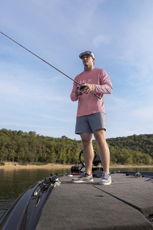 HUK Men's Fishing Shorts - Quick-Dry Pursuit Volley Design for Comfort & Performance