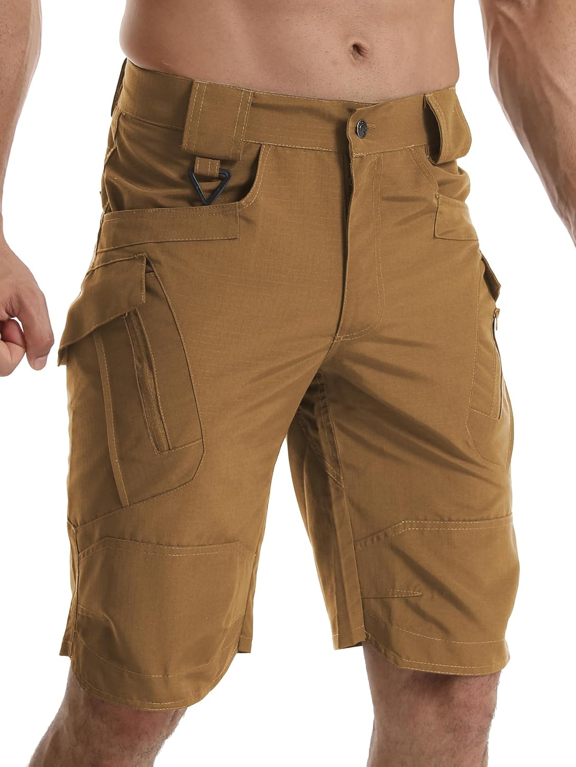 AUTIWITUA Men's Waterproof Hiking Shorts - Quick Dry Tactical Cargo Pants with Multi Pockets