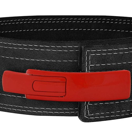 Replacement Lever Buckle Lever Weightlifting Power Belts Compatible with most 10 MM & 13 MM Lever Belts Powerlifting Strongman CrossFit Weight Training Squats (Red)