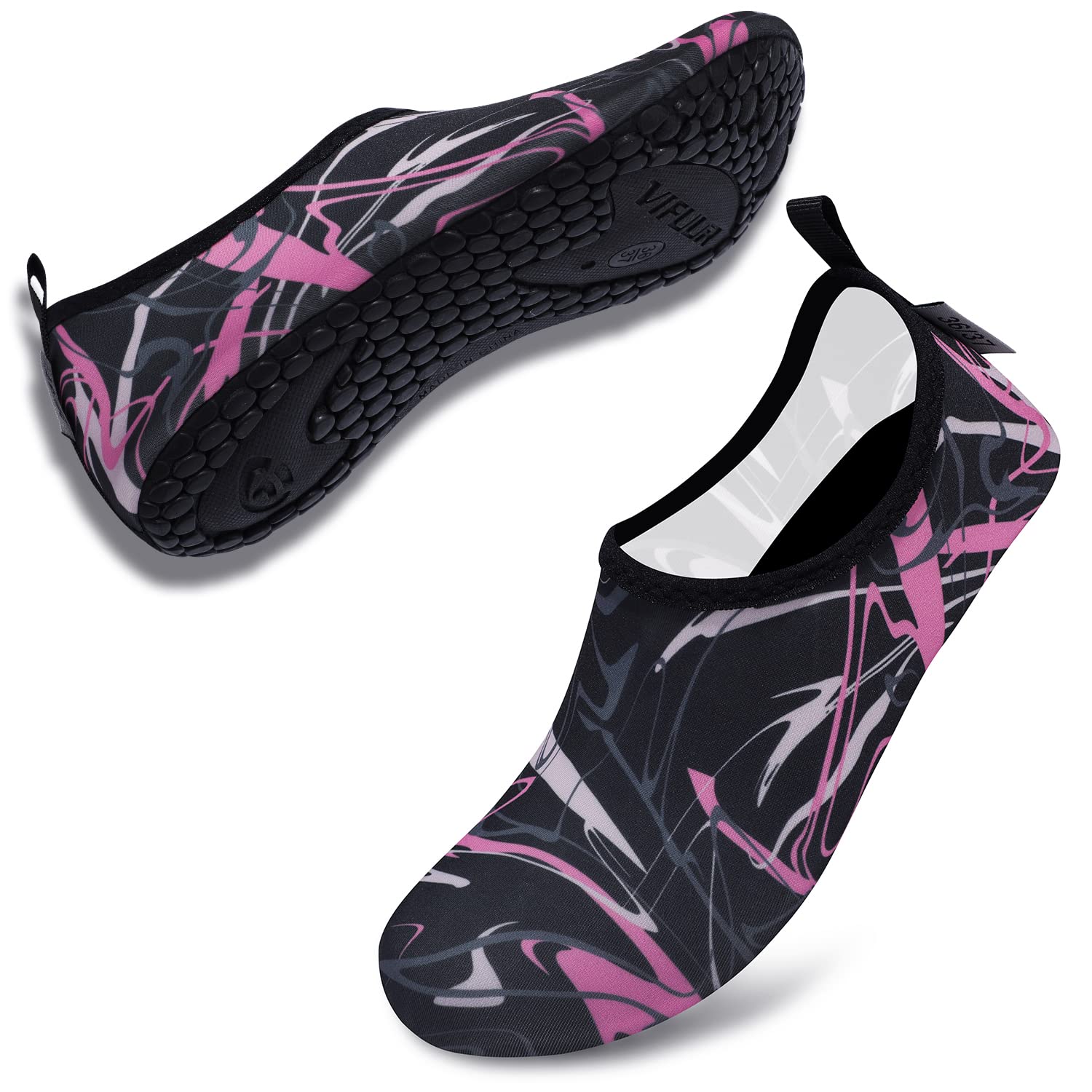 VIFUUR Water Sports Unisex Shoes Graffiti Pink - 9-10 W US / 7.5-8.5 M US (40-41)