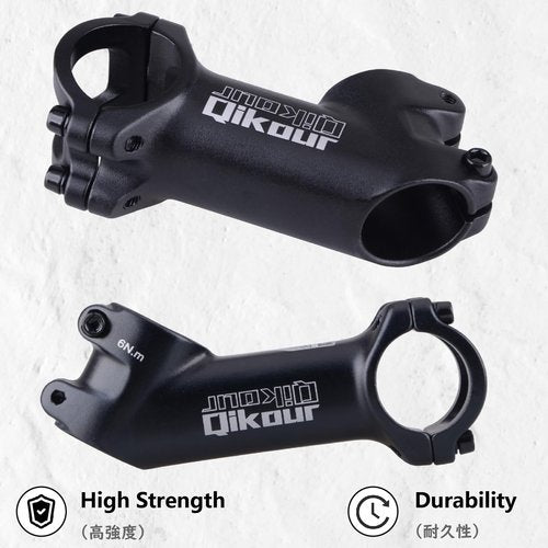 JEELAD Bike Stem 31.8 Bicycle Handlebar Stem Bike Fork Extender Short Handlebar Riser Aluminum Alloy for Bicycle Road Bike MTB BMX Mountain Bike Cycling