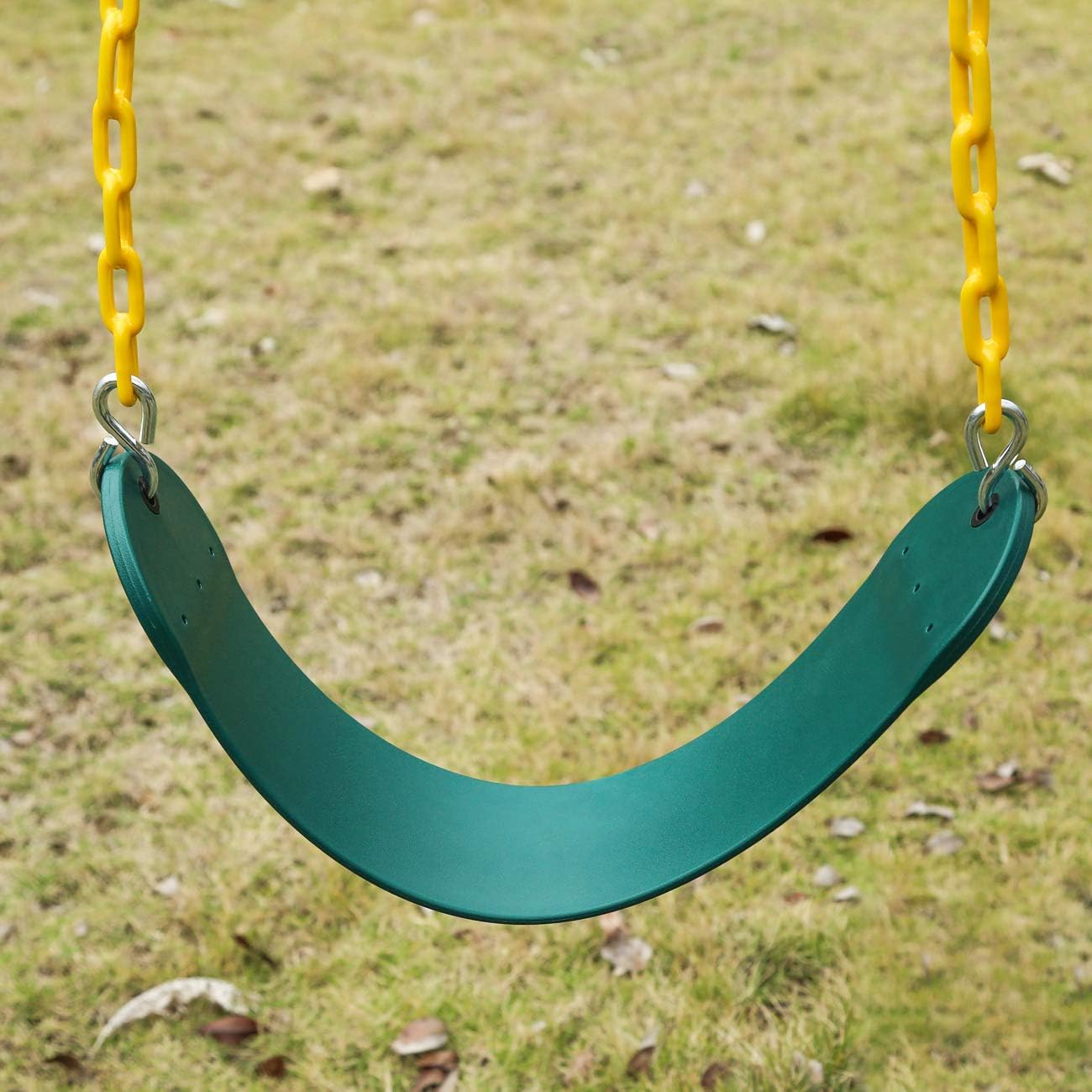 Sunnyglade Heavy-Duty Swing Seats - 2PCS with 66" Chain & Snap Hooks | Supports 250lbs (Green)