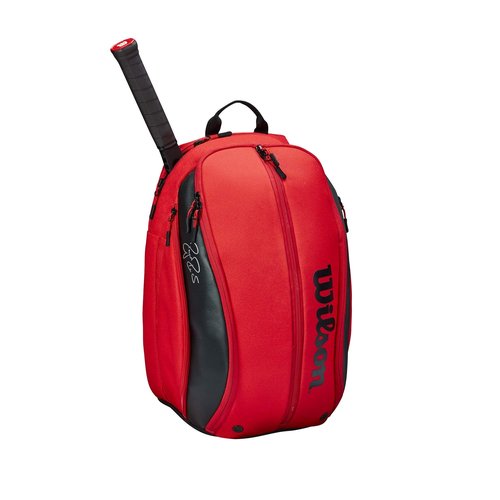 WILSON RF DNA Tennis Backpack - Red/Black, Holds up to 2 Rackets