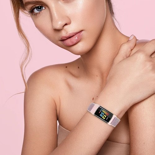 10 Packs Nylon Band Compatible with Fitbit Charge 5/ Charge 6 for Women Men, Adjustable Sport Stretchy Braided Solo Loop Strap for Fitbit Charge 5/6