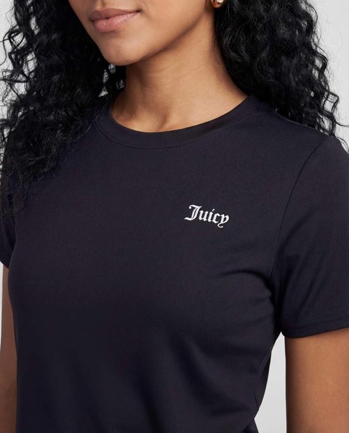 Juicy Couture Women's Short Sleeve Athletic T-Shirts - 3 Pack Workout Tops for Fitness & Yoga
