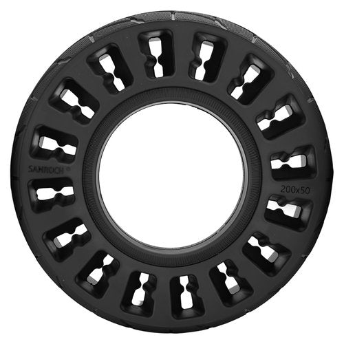 GLDYTIMES 200x50 (8"x2") Solid Tire, 8 Inches Tire Fit for Razor E100 E200 E300 E125 RX200 Electric Scooter, Dune Buggy, ePunk, Flat Free, Honeycomb Damping, Fit Rim Size 4.4"