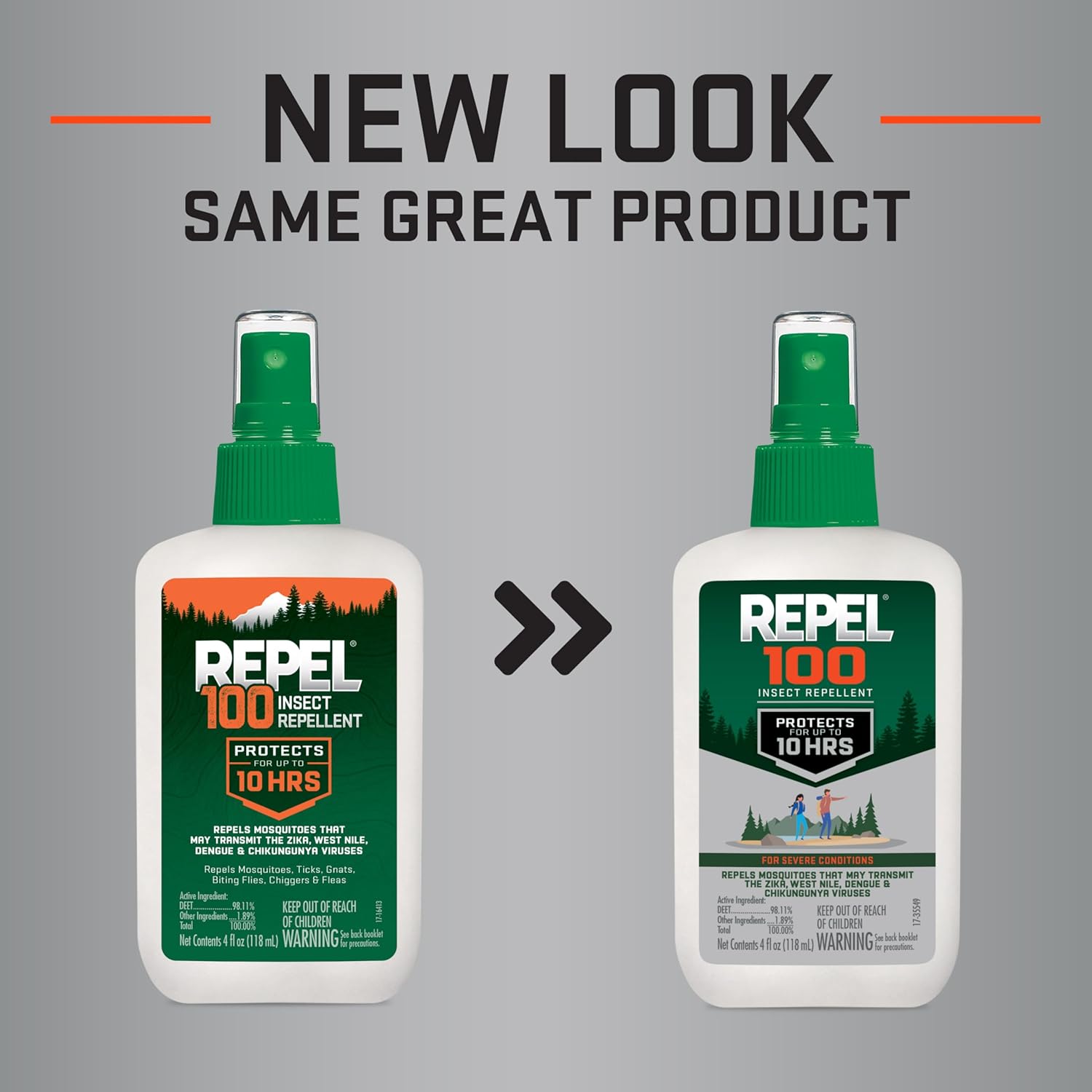 Repel 100 Insect Repellent - 10-Hour Long-Lasting Protection with DEET | 4 Ounces Spray for Mosquitoes, Ticks, and More