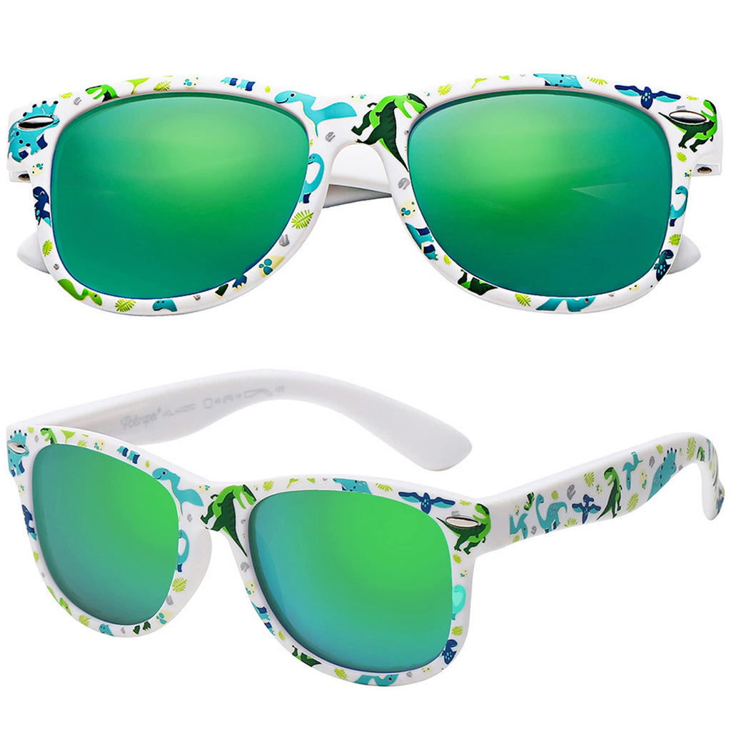 PolarSpex Toddler Sunglasses UV Protection – Unbreakable Kids Polarized Sunglasses with Case for Boys & Girls age 2-8