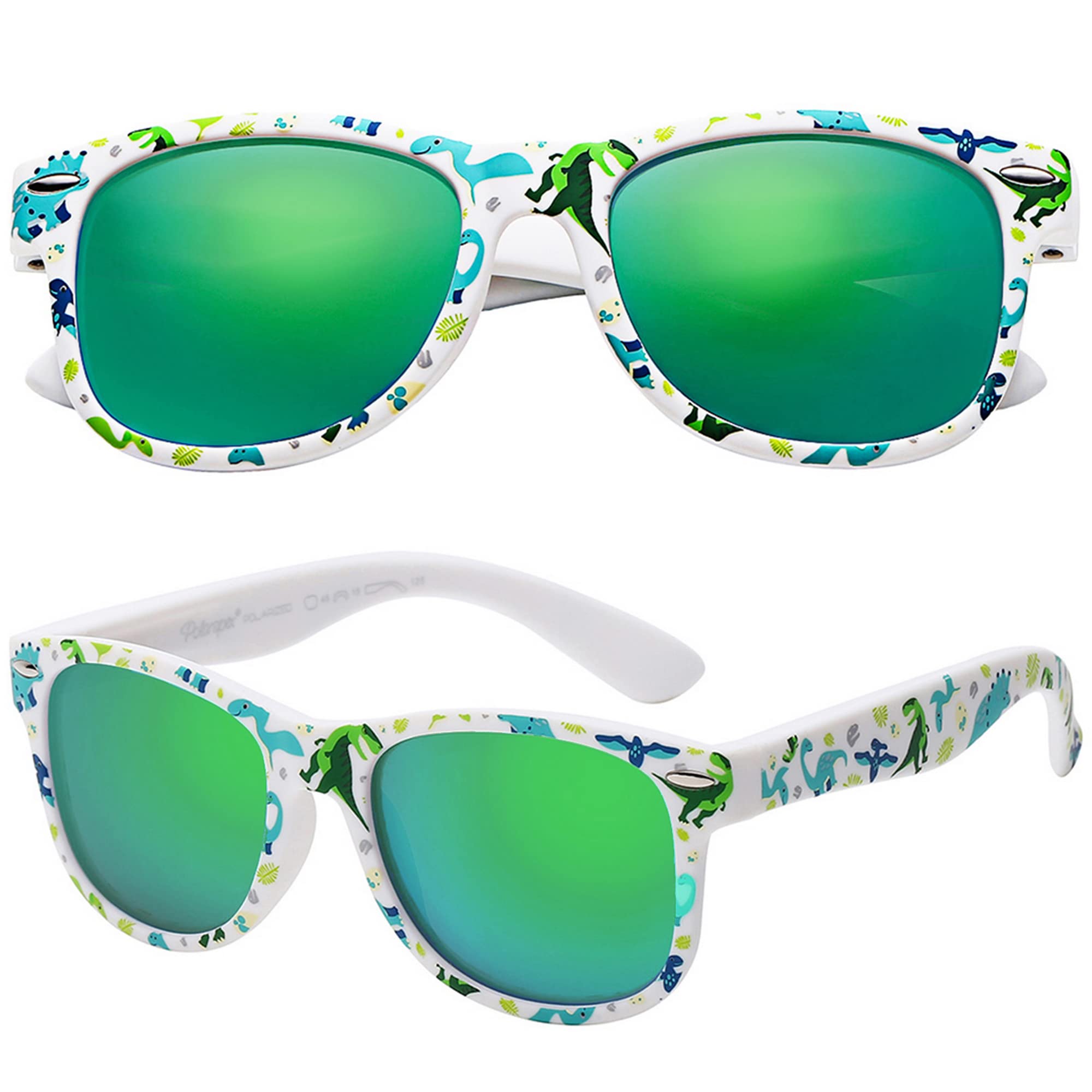 PolarSpex Toddler Sunglasses UV Protection – Unbreakable Kids Polarized Sunglasses with Case for Boys & Girls age 2-8