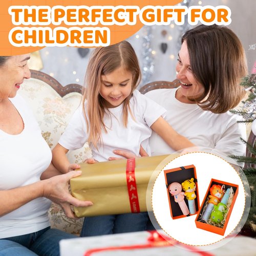 Darlur 4 Pack Small Mini Cute Kids Flashlight, Rechargeable Animal Flashlights for Boys Girls,Christmas Gifts Stocking Stuffers