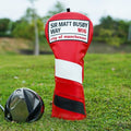 Tiki Totem Golf Club Covers Driver Head Covers for Golf Clubs, Big Teeth Hawaiian 460cc Wood Golf Head Covers, Driver Headcover Funny (Old Trafford Street Sign)