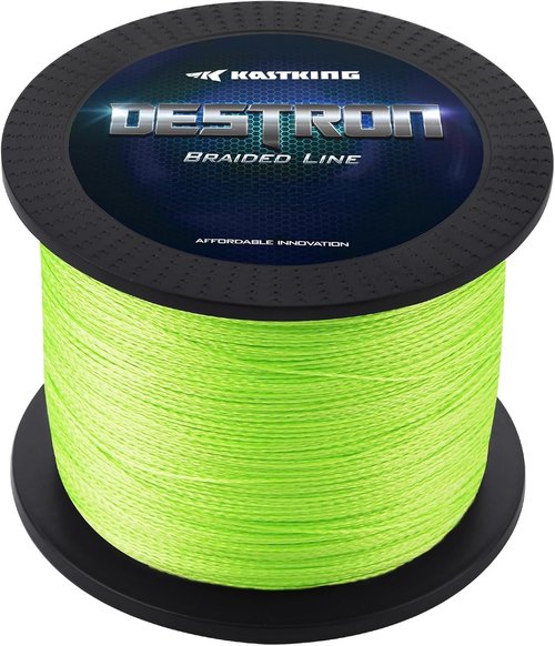 KastKing Destron Braided Fishing Line - Ultra-Thin, Abrasion Resistant, Zero Stretch, 150 Yards