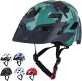 Skiennix Kids Bike Helmet - Adjustable Toddler & Youth Design with Detachable Visor & LED Light | Multi-Sport Use for Ages 3-12