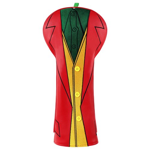 Big Crazy Funny Driver Headcover - Joker Suit Golf Head Covers with Premium PU Leather - Golf Club Protector and Funny Present