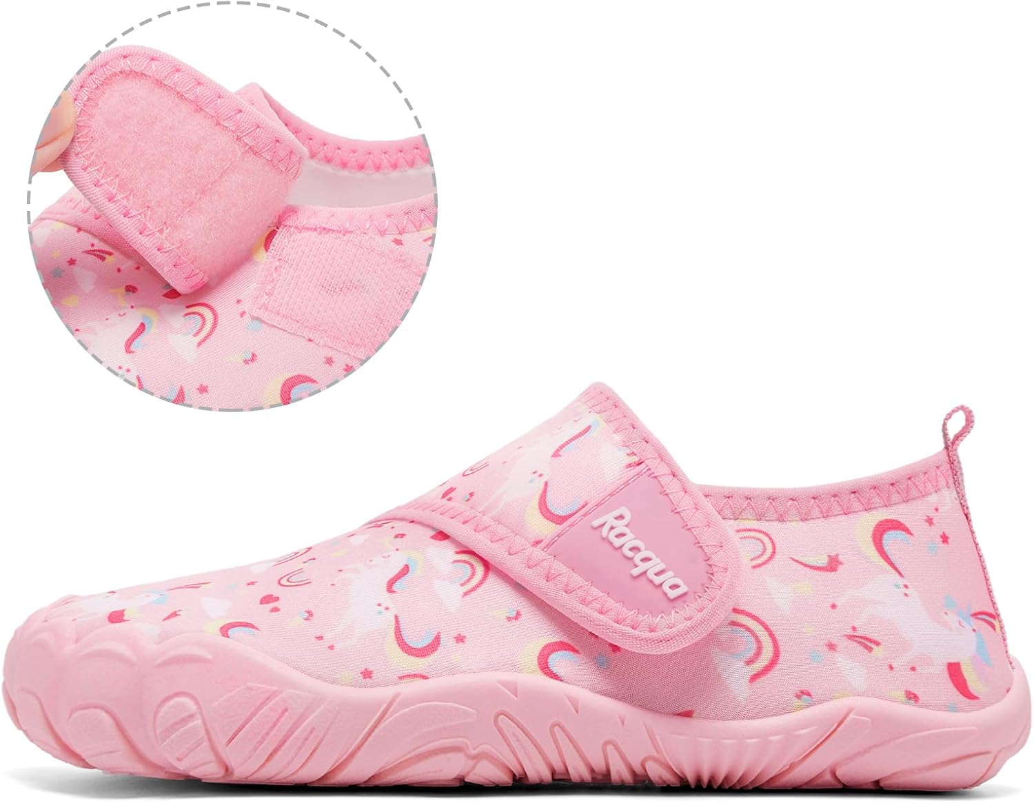 Racqua Kids Water Shoes - Quick Dry Lightweight Aqua Swim Footwear | Perfect for Little & Big Kids