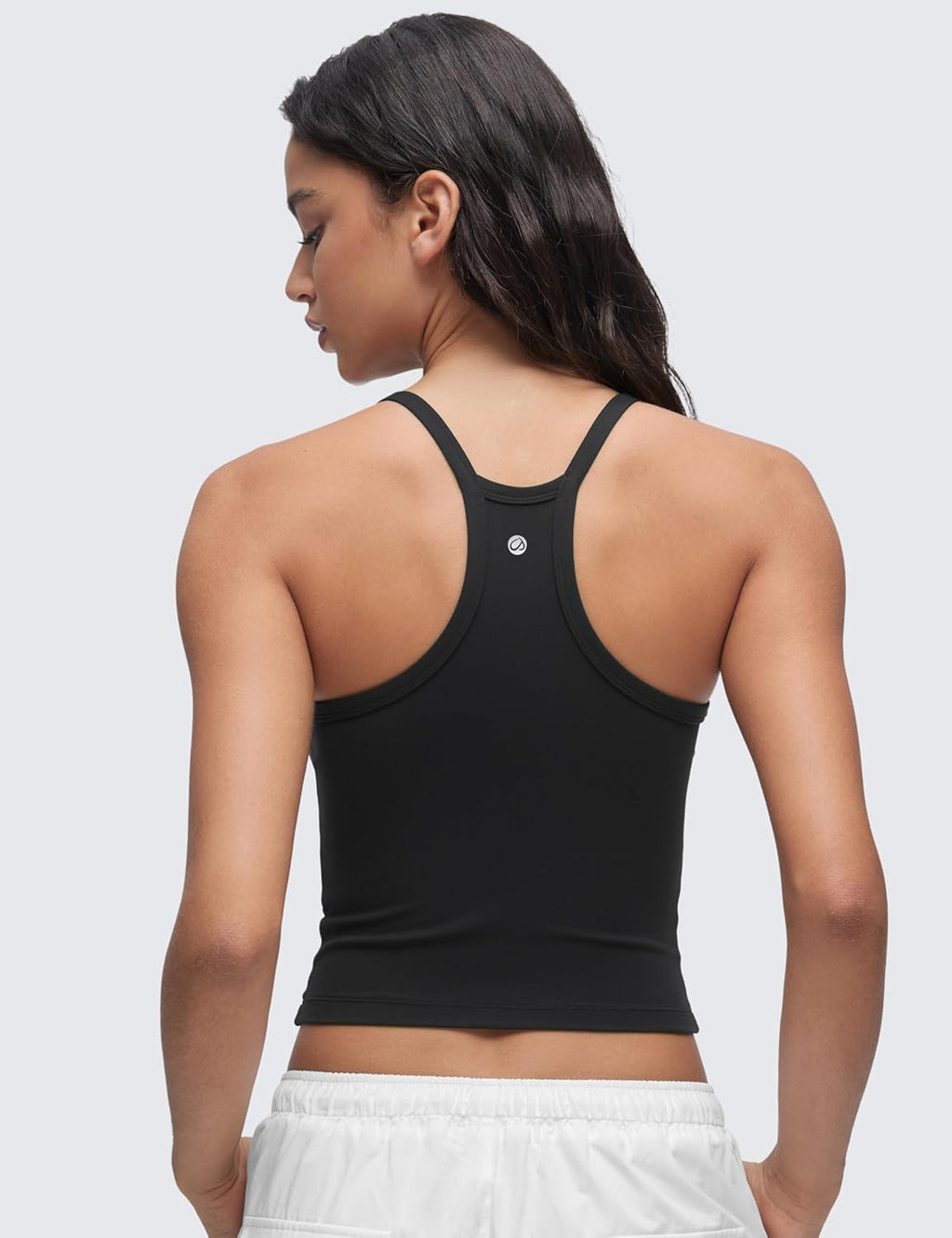 CRZ YOGA Butterluxe Soft V-Neck Tank Top for Women - Comfortable Racerback Sleeveless Camisole