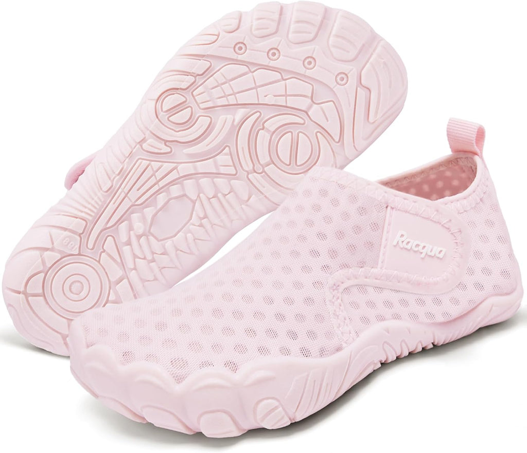 Racqua Kids Water Shoes - Quick Dry Aqua Swim Footwear for Boys & Girls | Little Kid & Big Kid Sizes