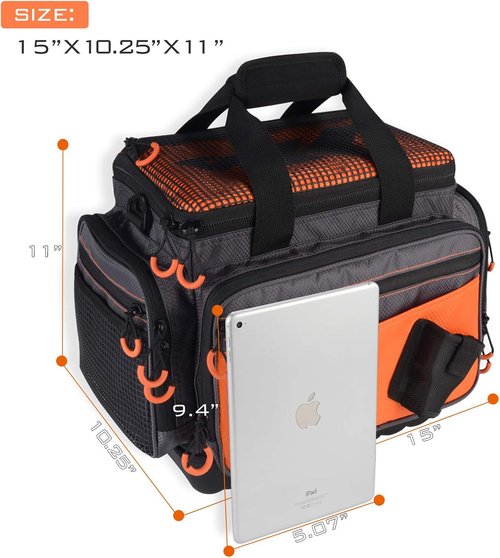 KastKing Fishing Tackle Bags - Saltwater Resistant Storage for All Your Gear - Durable & Spacious
