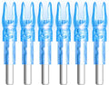 Skiennix LED Lighted Nocks for Arrows - 6PCS Set with Multiple Inside Diameters & Screwdriver Included