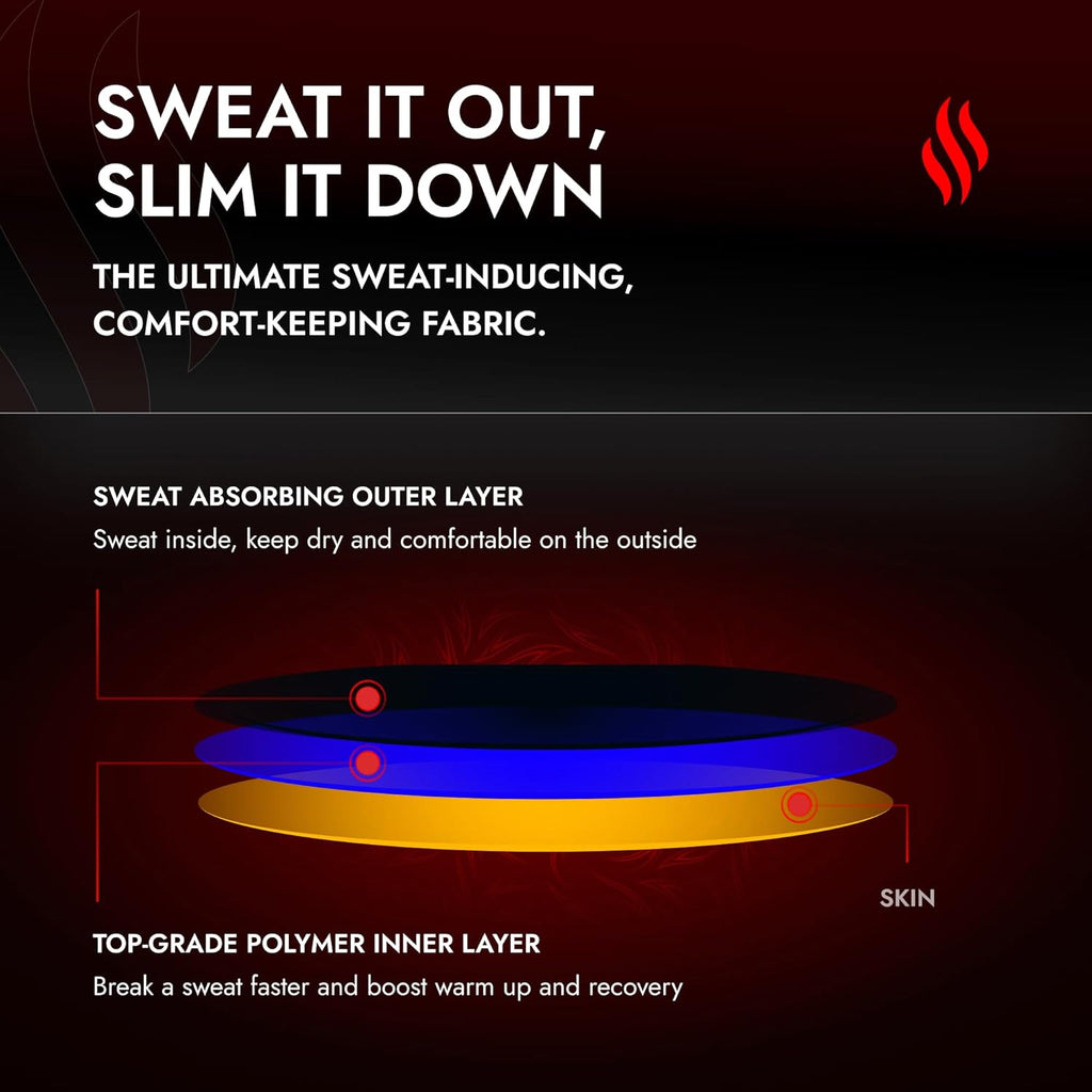Sweat Shaper Men's Sauna Suit Shirt - Short Sleeve Compression Athletic Tee for Enhanced Performance
