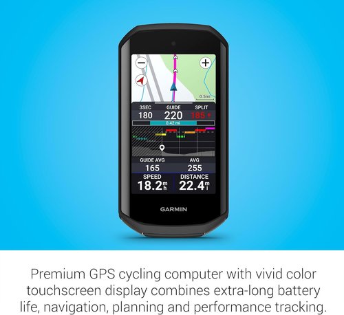Garmin Edge® 1050 Cycling Computer - Vivid Color Touchscreen, Built-in Speaker & Advanced Training Features