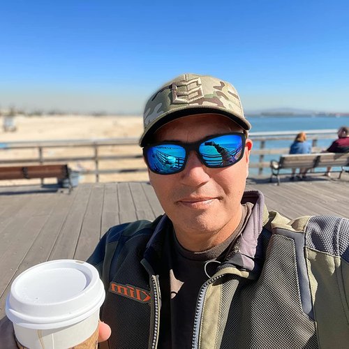 SKYWAY Fishing Baseball Polarized Sports Sunglasses for Men Light Floating Shades for Women Athletic Running Cycling Sun Glasses Blue Lens
