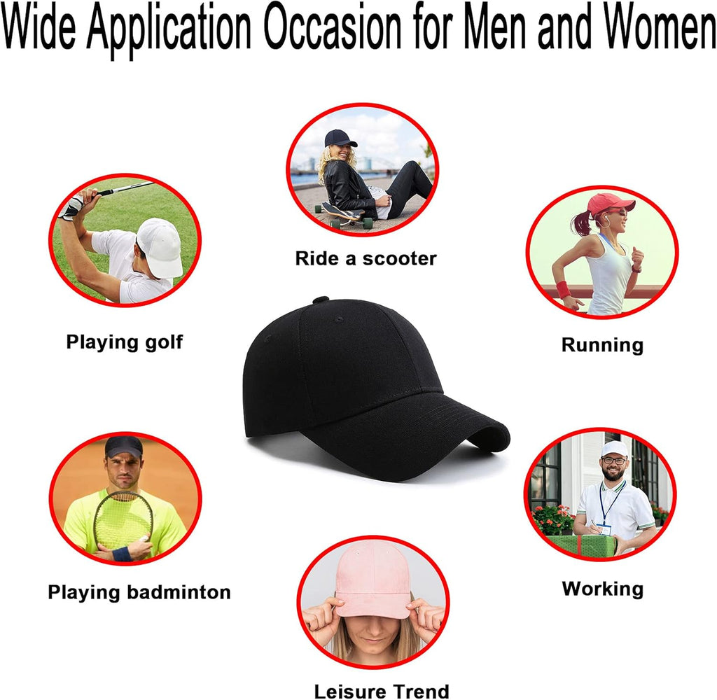 PFFY Baseball Cap - Stylish Golf Dad Hat for Men & Women | 2 Pack Set